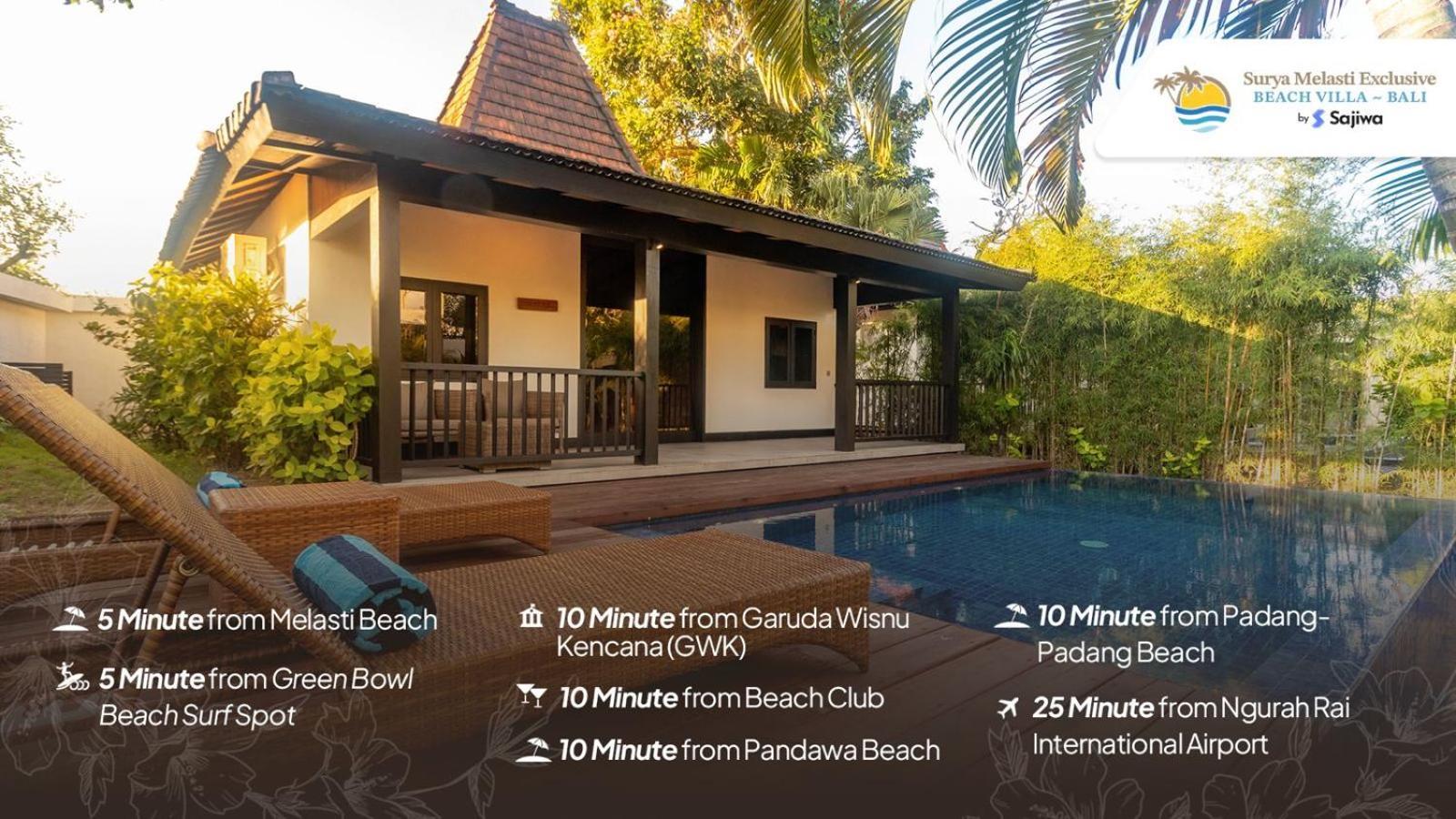 Surya Melasti Exclusive Beach Villa By Sajiwa Ungasan Esterno foto